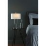 Dar Lighting Dar - Utara Table Lamp Polished Chrome With Shade