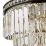 Dar Lighting Dar - Vyana 4 Light Pendant Antique Brass Crystal