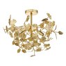 Dar Lighting Dar - Yadira 4 Light Semi Flush Gold Leaf