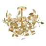 Dar Lighting Dar - Yadira 4 Light Semi Flush Gold Leaf