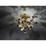 Dar Lighting Dar - Yadira 4 Light Semi Flush Gold Leaf