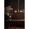 Dar Lighting Dar - Yavanna Industrial 5 Light Pendant Oiled Copper