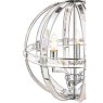 Laura Ashley Laura Ashley - Aidan Glass Polished Chrome 3 Light Globe Chandelier