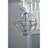 Laura Ashley Laura Ashley - Aidan Glass Polished Chrome 3 Light Globe Chandelier