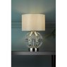 Laura Ashley Laura Ashley - Aidan Glass Polished Chrome Globe Table Lamp with Shade