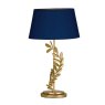 Laura Ashley Laura Ashley - Archer Table Lamp Leaf Design Gold With Shade