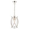 Laura Ashley Laura Ashley - Beckworth Lantern Polished Nickel Glass