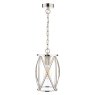 Laura Ashley Laura Ashley - Beckworth Lantern Polished Nickel Glass