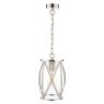 Laura Ashley Laura Ashley - Beckworth Lantern Polished Nickel Glass