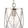 Laura Ashley Laura Ashley - Beckworth Lantern Polished Nickel Glass