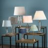 Laura Ashley Laura Ashley - Beckworth Large Table Lamp Polished Nickel Glass Base