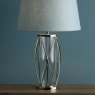 Laura Ashley Laura Ashley - Beckworth Large Table Lamp Polished Nickel Glass Base