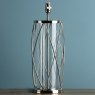 Laura Ashley Laura Ashley - Beckworth Large Table Lamp Polished Nickel Glass Base
