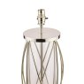 Laura Ashley Laura Ashley - Beckworth Large Table Lamp Polished Nickel Glass Base