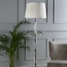 Laura Ashley Laura Ashley - Blake Floor Lamp Polished Chrome Crystal Base Only