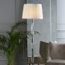 Laura Ashley Laura Ashley - Blake Floor Lamp Polished Chrome Crystal Base Only