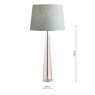 Laura Ashley Laura Ashley - Blake Large Table Lamp Crystal Polished Chrome Base Only