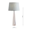 Laura Ashley Laura Ashley - Blake Medium Table Lamp Crystal Polished Chrome Base Only