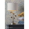 Laura Ashley Laura Ashley - Lyndale Table Lamp Distressed Silver Leaf and Cream With Shade