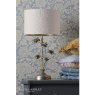 Laura Ashley Laura Ashley - Lyndale Table Lamp Distressed Silver Leaf and Cream With Shade