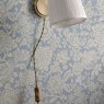 Laura Ashley Lighting Laura Ashley - Hemsley Wall Light Antique Brass and Ivory With Shade