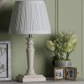 Laura Ashley Laura Ashley - Tate Table Lamp Distressed Wood With Shade (Twin Pack)