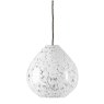 Laura Ashley Lighting Laura Ashley - Confetti Easy Fit Pendant (White Art Glass and Polished Chrome)
