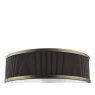 Dar Lighting Dar - Alvaro Wall Light Antique Bronze With Brown Shade
