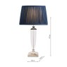 Laura Ashley Laura Ashley - Carson Large Table Lamp Polished Nickel Crystal (Base Only)
