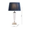 Laura Ashley Laura Ashley - Carson Large Table Lamp Polished Nickel Crystal Base Only