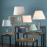 Laura Ashley Laura Ashley - Carson Medium table Lamp Polished Nickel Crystal Base Only