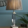 Laura Ashley Laura Ashley - Carson Medium table Lamp Polished Nickel Crystal Base Only
