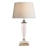 Laura Ashley Laura Ashley - Carson Medium table Lamp Polished Nickel Crystal Base Only