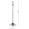 Dar Lighting Dar - Dahl Rechargeable Table Lamp Polished Nickel Base Only LED