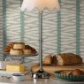 Dar Lighting Dar - Dahl Rechargeable Table Lamp Polished Nickel Base Only LED