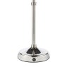 Dar Lighting Dar - Dahl Rechargeable Table Lamp Polished Nickel Base Only LED