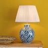 Dar Lighting Dar - Dakari Table Lamp Blue and Antique Brass Base Only