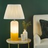 Dar Lighting Dar - Deandra Table Lamp Yellow and White Art Glass Base Only