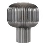 Dar Lighting Dar - Demarius Table Lamp Smoked Ribbed Glass