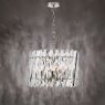 Dar Lighting Dar - Entwine 6 Light Pendant Polished Nickel and Crystal