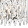 Dar Lighting Dar - Entwine 10 Light Bar Pendant Polished Nickel and Crystal