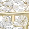 Dar Lighting Dar - Fonda 3 Light Pendant Satin Gold and Glass