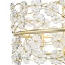 Dar Lighting Dar - Fonda 3 Light Pendant Satin Gold and Glass