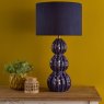 Dar Lighting Dar - Lorelai Ceramic Table Lamp Blue With Shade