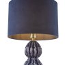 Dar Lighting Dar - Lorelai Ceramic Table Lamp Blue With Shade