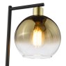 Dar Lighting Dar - Lycia Table Lamp Satin Gold and Gold Ombre Glass