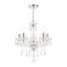 Laura Ashley Laura Ashley - Harriet 5 Light Crystal Polished Chrome Chandelier