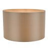 Dar Lighting Dar - Lyris Taupe Cotton Drum Shade (40cm)