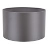 Dar Lighting Dar - Lyris Grey Cotton Drum Shade (40cm)