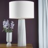 Dar Lighting Dar - Myla Ceramic Table Lamp White Base Only